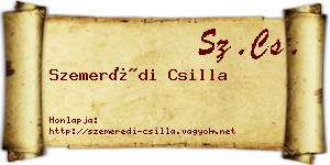 Szemerédi Csilla névjegykártya
